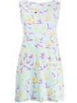 1990s floral sleeveless mini dress