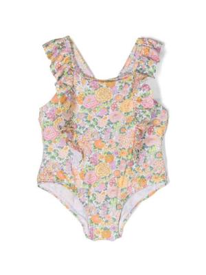 all-over floral-print swimsuit