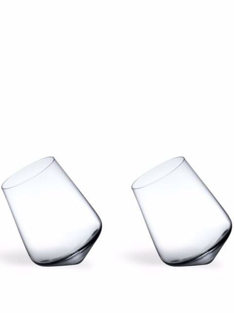 Balance set of two wine glasses