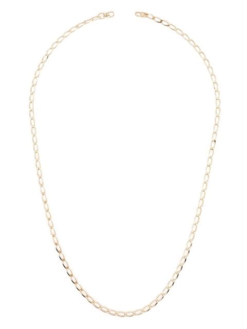 chain-link gold necklace