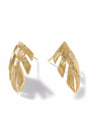 18kt yellow gold Bamboo earrings