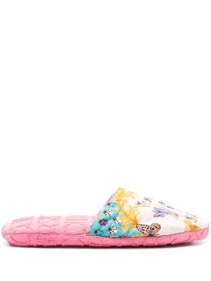 Butterflies terry-cloth slippers