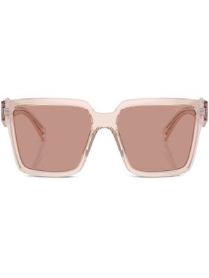 tonal oversized-frame sunglasses