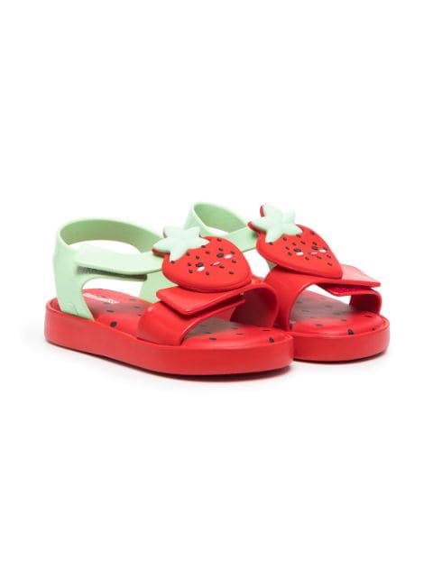 Strawberry open-toe sandals