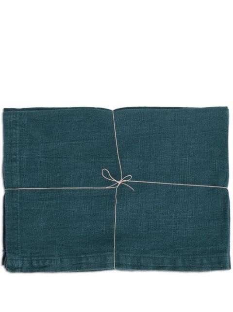 set of two linen placemets