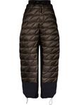 Hybrid quilted two-tone ski trousers
