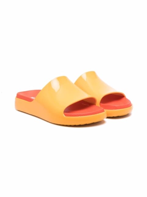 slip-on single-strap sandals