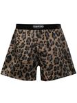 leopard-print silk boxers