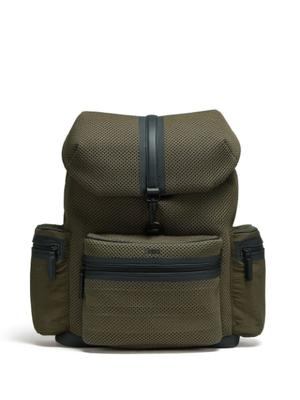 mesh-design multiple-pocket backpack
