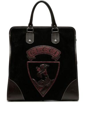 coat of arms patch tote