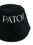 logo-print bucket hat
