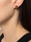 Miller logo-stud earrings