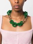 textured bead-embellished necklace