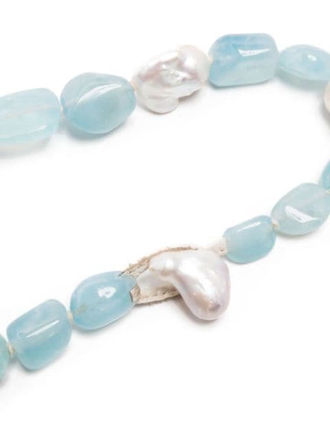 two-tone pearl necklace