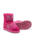 crystal-embellished suede boots