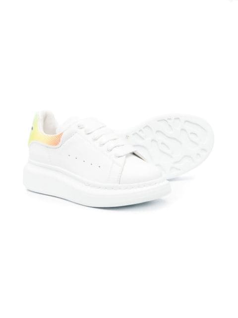 calf-leather lo-top sneakers