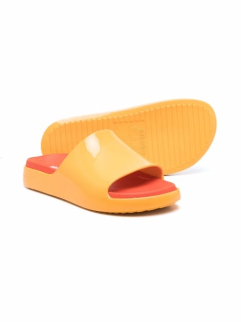 slip-on single-strap sandals