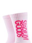 ribbed logo  Blizzard Pink  socks