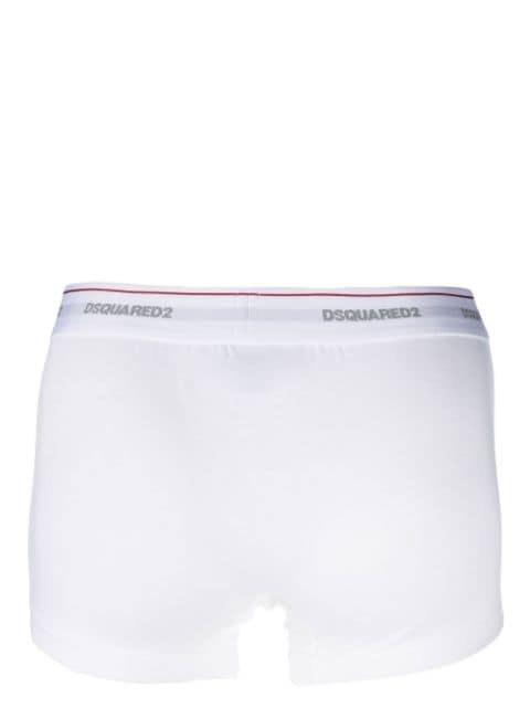 slogan-print logo-waistband boxers