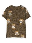 Teddy Bear-motif cotton T-shirt