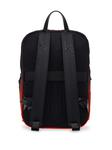 two-tone gradient zipped backpack