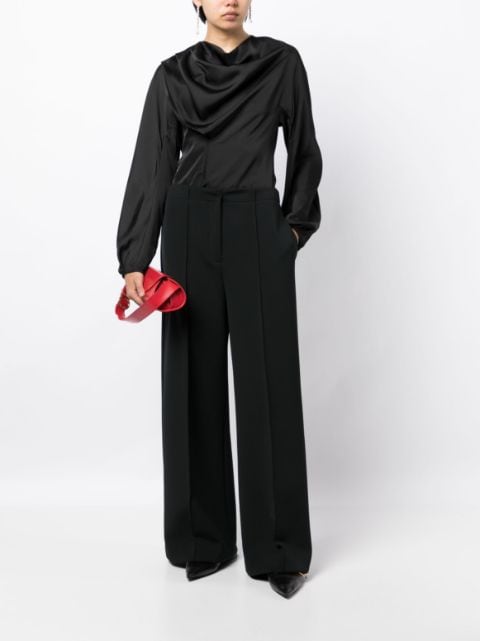 Lazco wide-leg tailored trousers
