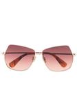 geometric-frame design sunglasses