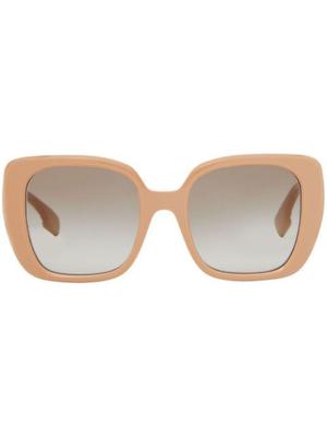 square-frame monogram-motif sunglasses