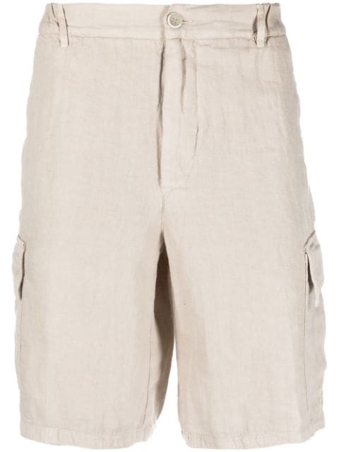 linen cargo shorts
