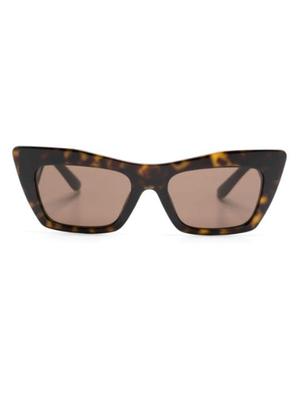 tortoiseshell-effect cat-eye sunglasses