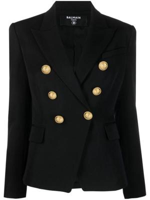 double-breasted fitted jacket