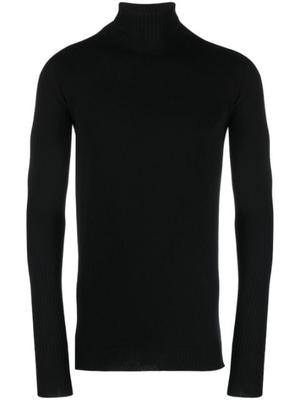 ribbed-detail cashmere sweatshirt
