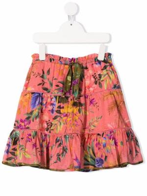Tropicana flounce skirt
