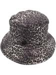 leopard-print bucket hat