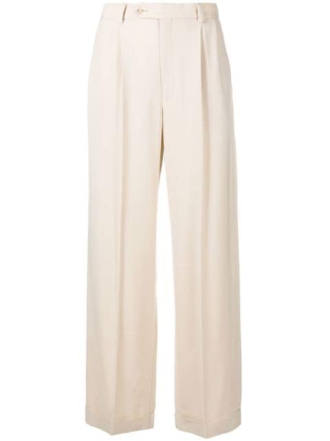 Melissa wide-leg tailored trousers