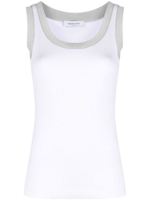 knitted sleeveless tank top