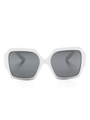 Medusa-plaque square-frame sunglasses