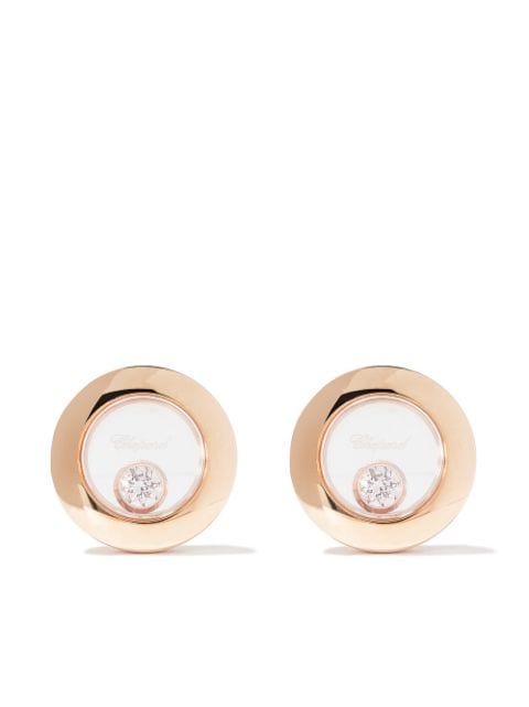 18kt rose gold Happy Diamonds Icons ear pins