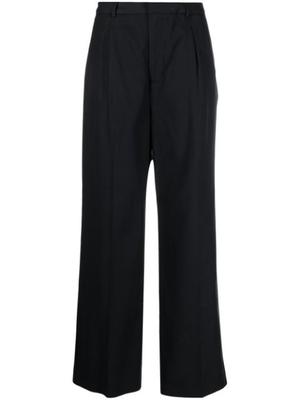 low-rise wide leg trousers