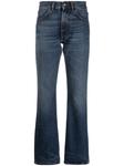 straight-leg cropped jeans
