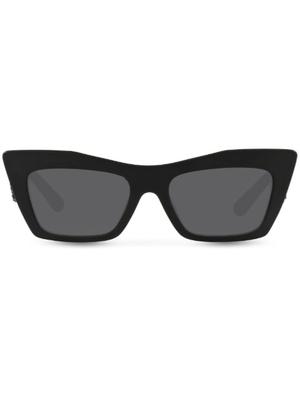 logo-lettering cat-eye sunglasses