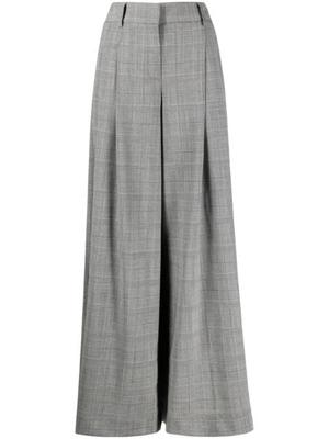 stretch-wool tailored trousers