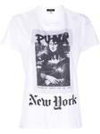 punk Monalisa print T-shirt