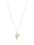 18kt yellow gold Love Letter Q necklace