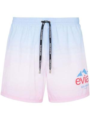 x Evian gradient swim shorts