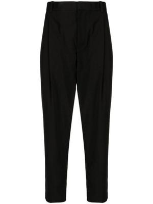 drop-crotch tailored trousers