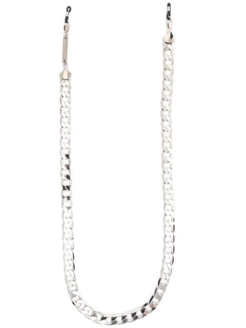 curb-chain sunglasses necklace
