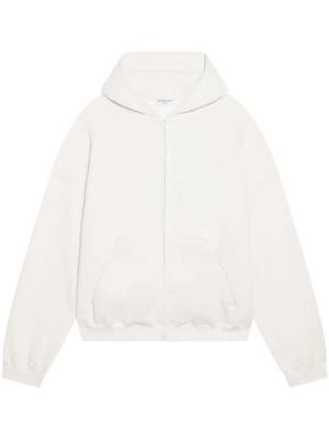 logo-print cotton-blend hoodie