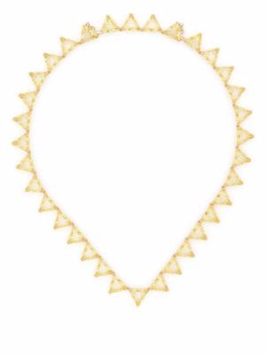 Millenia triangle-cut necklace