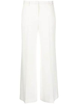 flared tailored-cut trousers